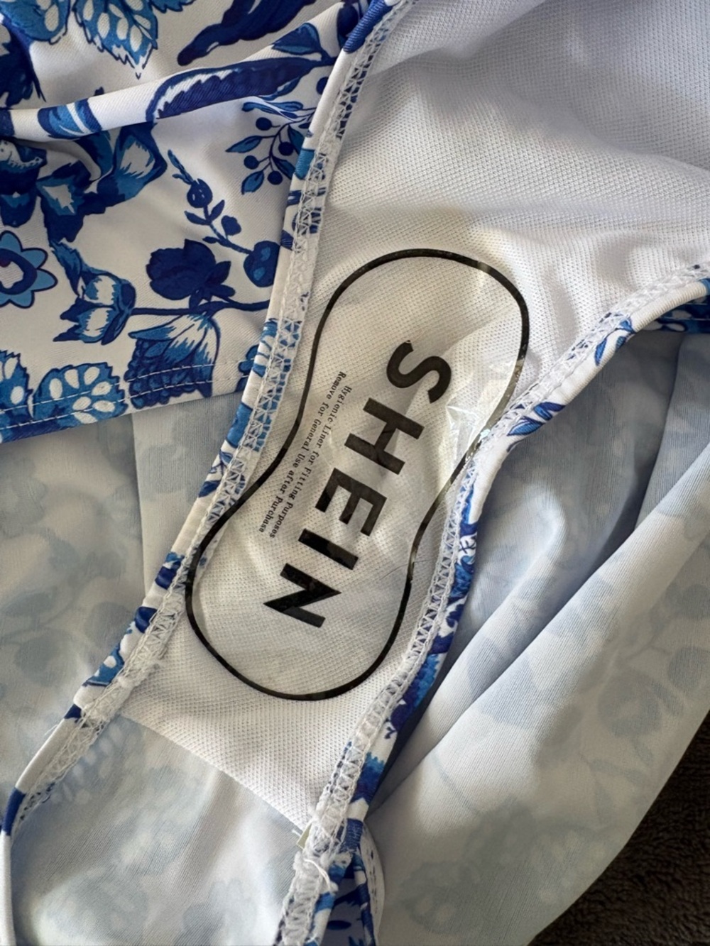 NWT SHEIN matching one piece swimsuit and cover up 1x womens - Picture 5 of 8
